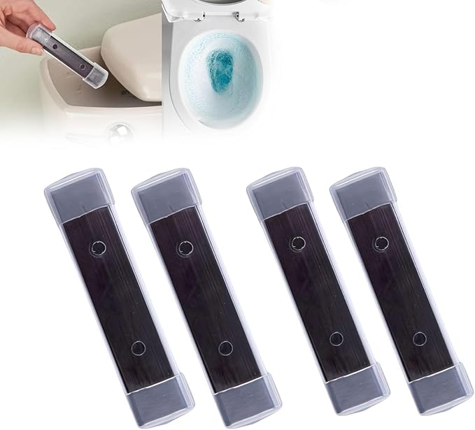 Toilet Magnets for Tank, Long Lasting Magnetic Tank Cleaner, No Chemicals No Staining Cleaning Supplies, for Household Bathroom (4PCS)