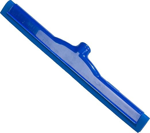SPARTA 4156714 Plastic Floor Squeegee, Shower Squeegee With Double Foam For Window, Glass, Shower Door, Floor, Windshield, 18 Inches, Blue, (Pack of 6)