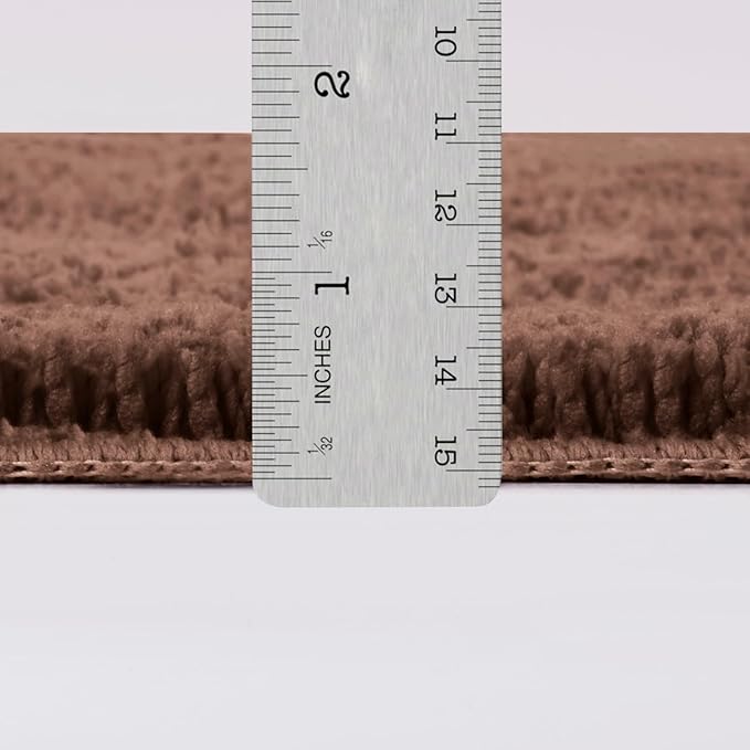 Bath Rugs Bathroom Mat Soft Absorbent Plush Shaggy Soft Floor Non Slip Shower Bath Tub Machine Washable