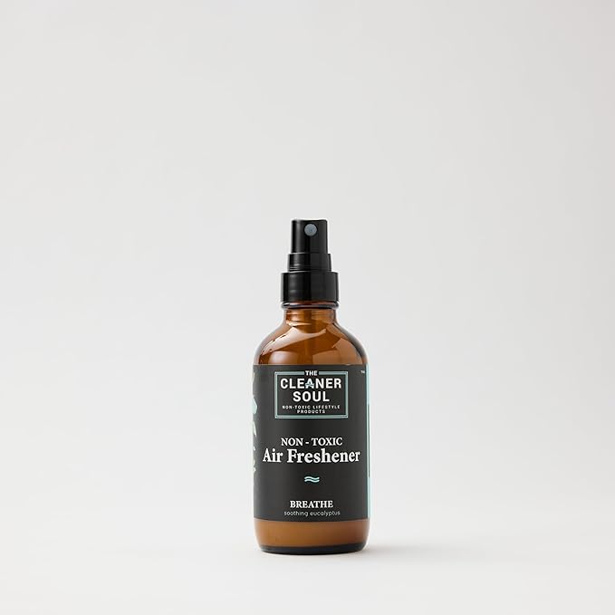 Air Freshener, Natural Essential Oils, Glass Bottle, Non-Toxic, Pet and Family Safe (Eucalyptus Breathe)