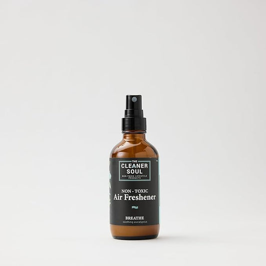 Air Freshener, Natural Essential Oils, Glass Bottle, Non-Toxic, Pet and Family Safe (Eucalyptus Breathe)