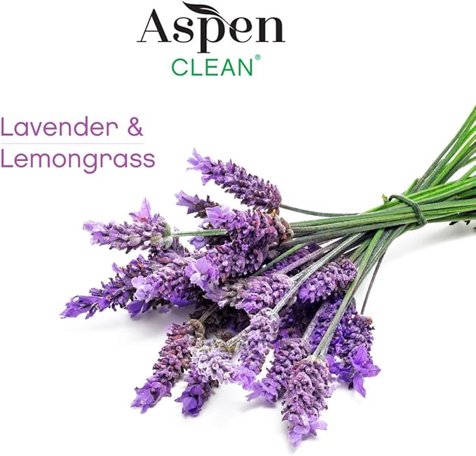 AspenClean | Laundry Pods | Lavender | Made for Sensitive Skin | Zero Plastic | Non - Toxic | 100% Natural | EWG Verified - 36 Count