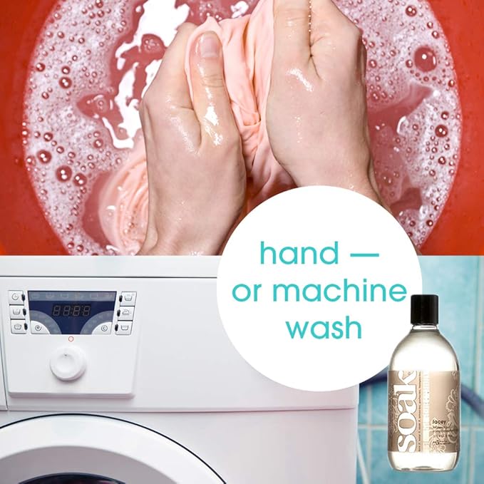 Soak Laundry Soap – No Rinse, Plant Derived Hand Wash Detergent - 375 ml / 12 fl. oz, 75+ Washes (Yuzu)