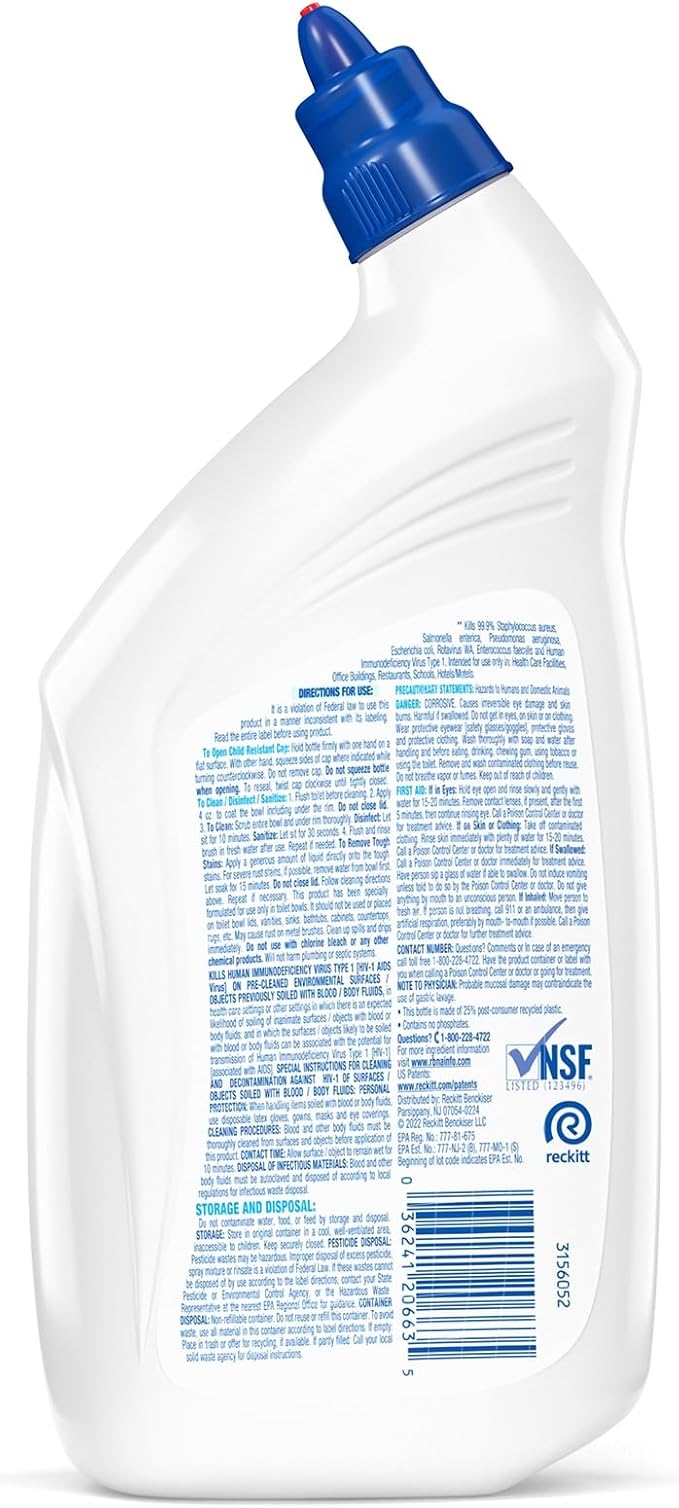 Lysol® Professional Disinfectant Power Toilet Bowl Cleaner, 32 Oz.