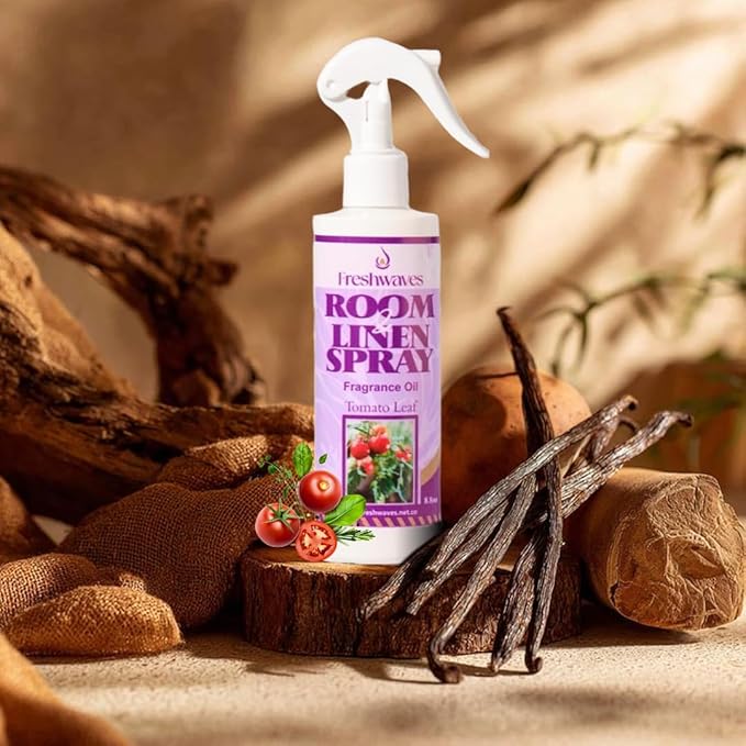 Freshwaves Room Linen Spray, Fragrance Oil (8.8 Oz, Tomato Leaf)