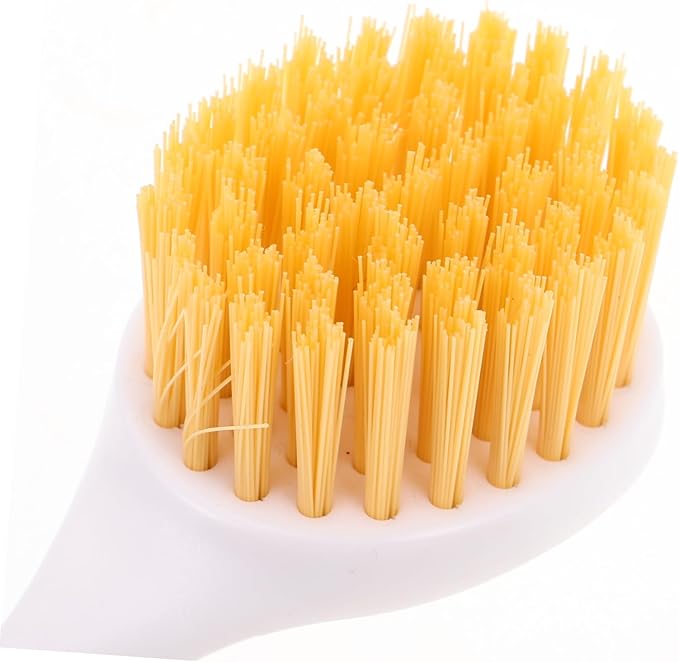 PRETYZOOM Kitchen Cleaning Supplies Dish Washing Brush Scrub Brush for Nonstick Pans Easy-Grip Handle Storage