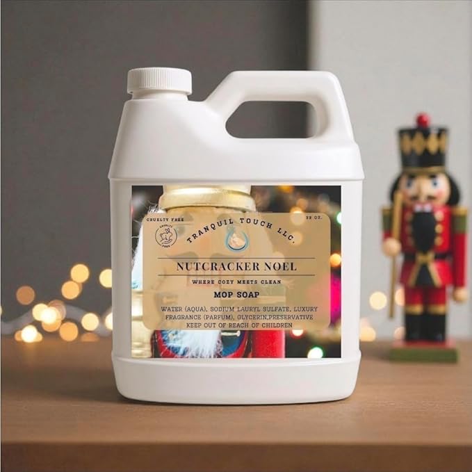 Nutcracker Noel Mop Soap – Limited Edition Christmas Scent (32 OUNCE JUG) INSTRUCTIONS FOR USE IN THE DESCRIPTION
