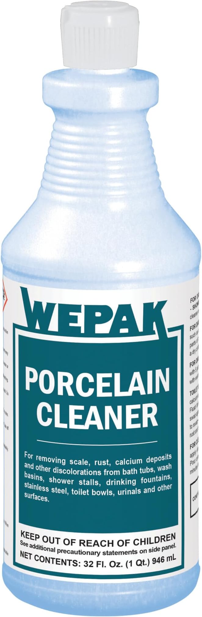 WEPAK Professional Bathroom Cleaning Bundle, 5-Piece Set with Porcelain Cleaner, Mildew Remover, Green Emulsion Cleaner, Delimer, Drain Conditioner