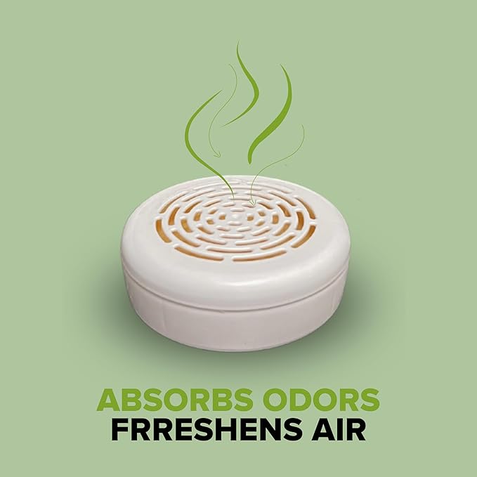 Citrus Magic For Closets Odor Absorbing Solid Air Freshener, Bamboo Rainforest, 8-Ounce, Pack of 3