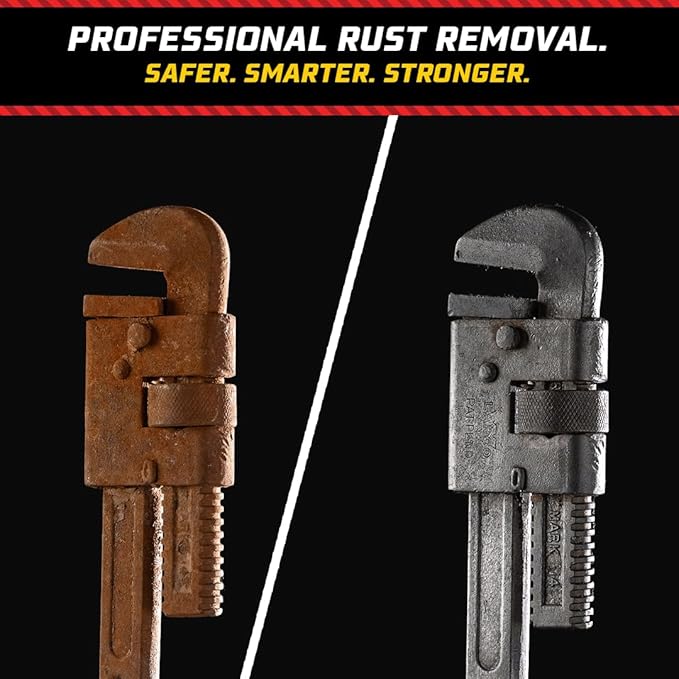FORGED HIGH-TEST™ Extra Heavy-Duty Rust Remover, 8.96 pounds (Pack of 1) | 128 oz. | Auto Parts, Hardware, Restoration & More!