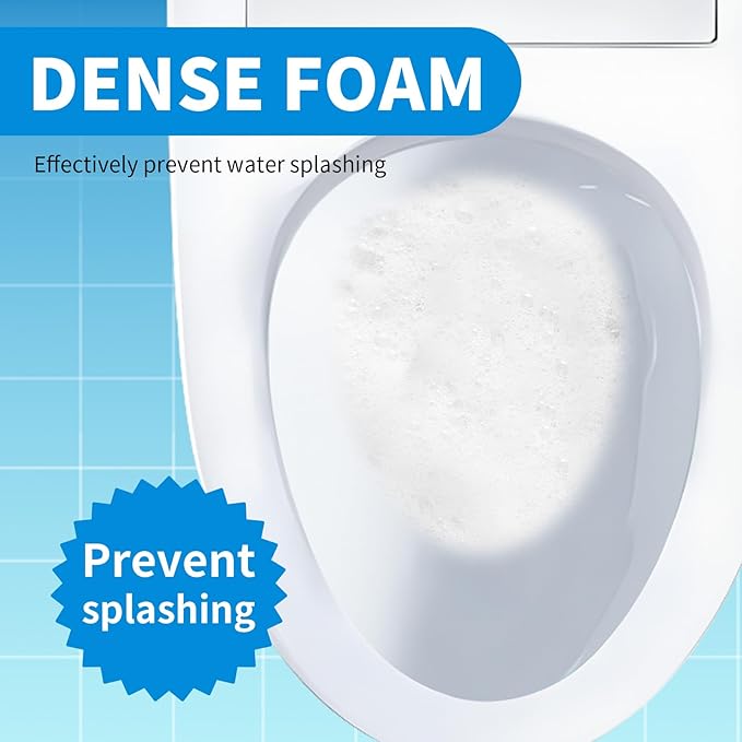 MAMADOU Toilet Foaming Shield 480ml 2Pack For Smart Toilet Cleaner Splash Control Deodorizing Foam Agent Stain-Resistant Easy Cleaning For Fresh Comfortable Bathroom Environment