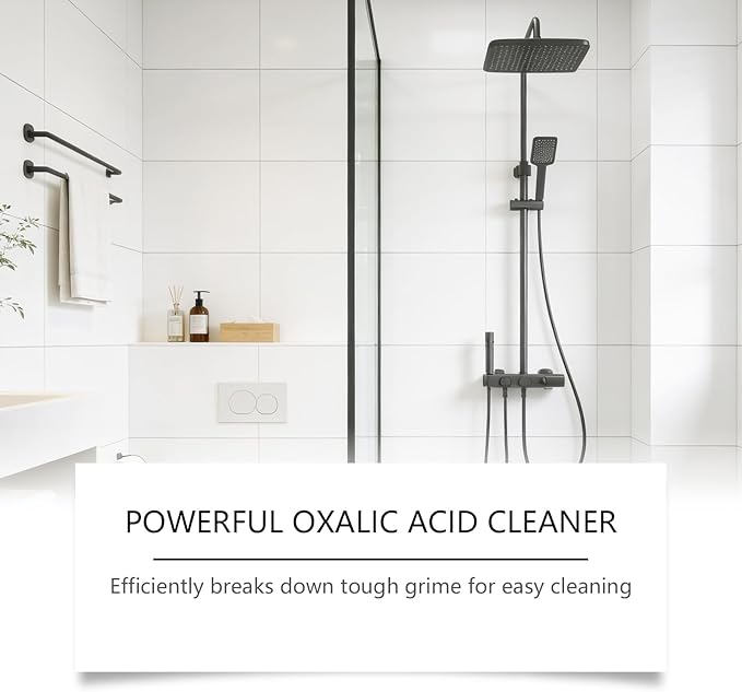 Powerful Oxalic Acid Cleaner, 2026 Upgraded Multipurpose Home Cleaner, 120ML/4FL.OZ, Spray Bottle for Bathroom, Toilet, Porcelain, Multi-Surface, Deep Cleaning (0A)