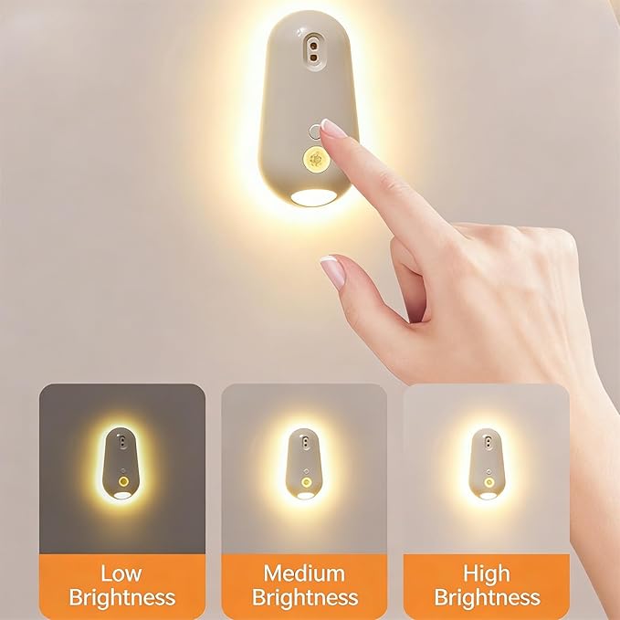 Self Cleaning UV Toilet Sanitizer Light, Motion-Activated, USB Rechargeable, Night Light, Adhesive-Mounted for Restroom, Cabinet, For Elderly (1 Pcs)