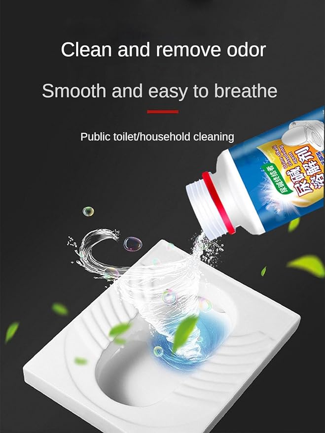Toilet Urine Alkali Cleaner - Deodorization and Odor Removal, Urine Alkali Cleaner for Household Use with Yellow Stains in Urinals