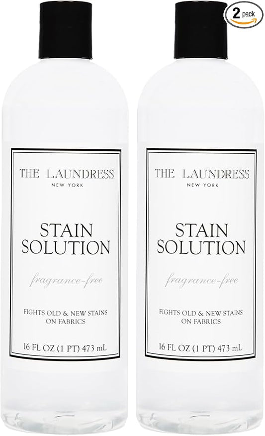The Laundress New York Stain Solution, 16 Fl Oz Stain Remover for Clothes (Pack of 2)