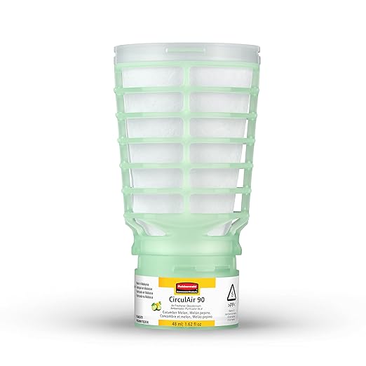 Rubbermaid Commercial Products TCell Air Freshener Refill, Cucumber Melon, Odor Neutralizing, Long Lasting, Battery Free, Consistent, for Restrooms in Restaurants/Schools/Airports/Offices