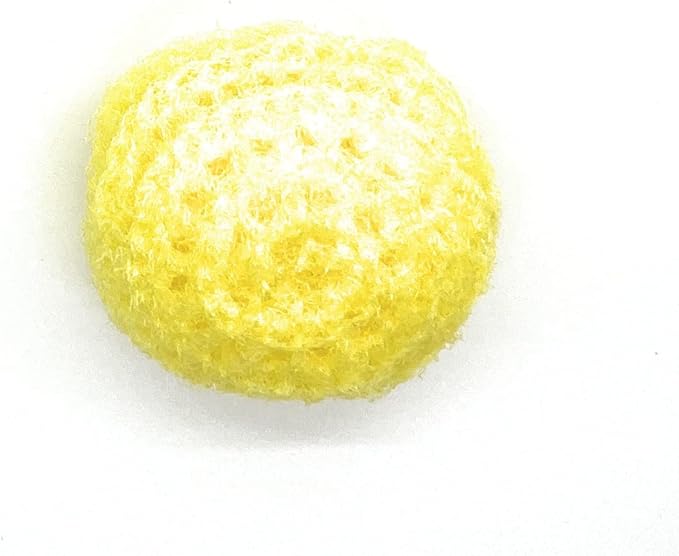 Set of 3 Nylon Net Dish Scrubbies (Yellow)