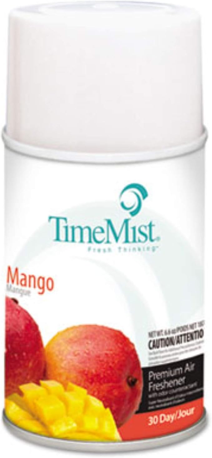 TimeMist Premium Metered Air Freshener Refill, Mango, 6.6 Oz Aerosol Spray