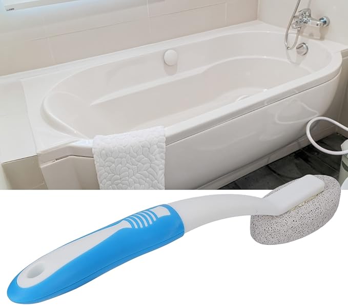 Pumice Stone for Toilet, Pumice Stone Toilet Bowl Cleaner Pumice Stone Cleaning Brush Hard Water Toilet Bowl Ring Remover Cleaner for Household Sink Pool Bathroom Kitchen
