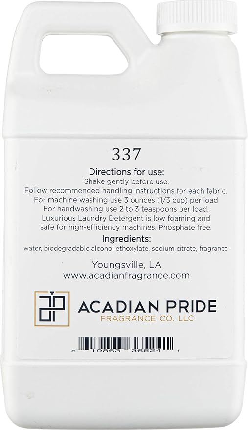 Luxurious Wash Laundry Detergent (337) 1/2 Gallon/64 oz