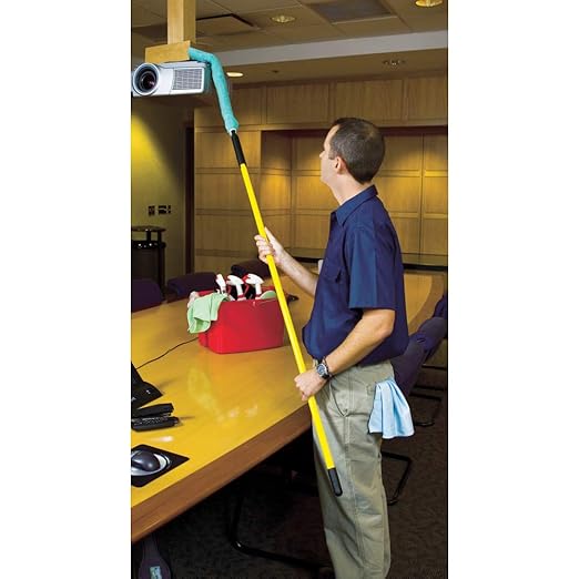 Rubbermaid Commercial Products Flexible Microfiber Dusting Wand, Flexible Dusting for Office/School/Stadium/Lobby/Restaurant