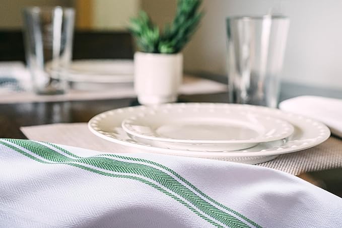 Avalon Kitchen Dish Towels Set (Value Pack of 15) Size 15x25 Inch, 100% Cotton Soft & Absorbent Kitchen Towels, Tea Towels, Reusable Cleaning Cloths for Household Cleaning (Multi)