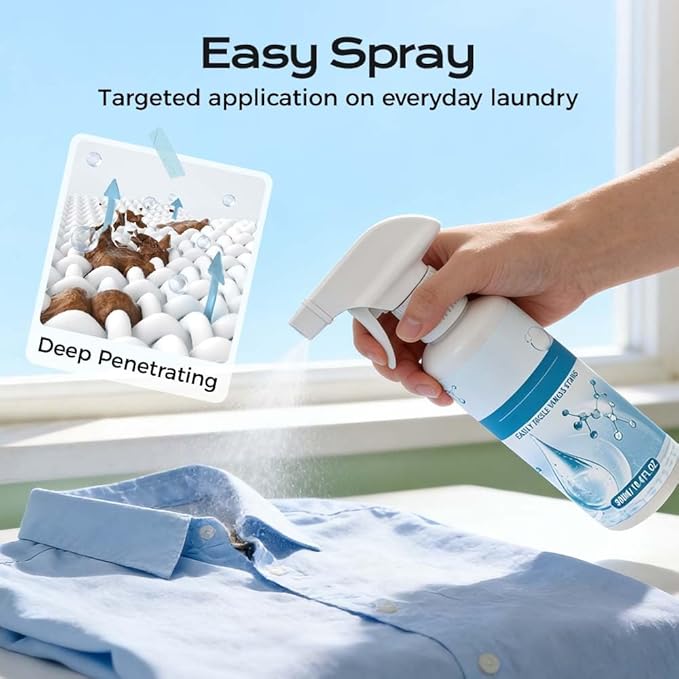 Cleanse Natural Clothing Emulsifier, 2026 New Upgrade Non Ionic Emulsifier Clothing Cleaner, Powerful Spot Stain Remover Laundry Spray, No Damage Fabric Conditioner Restore Faded Color (2pcs)