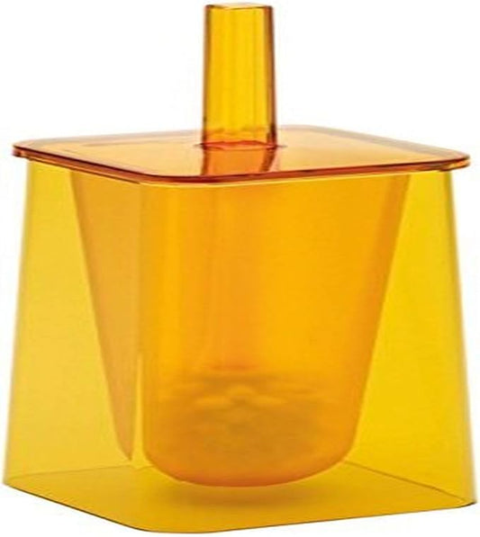 Gedy Seventy Collection Trendy Yellow Toilet Brush Holder, Yellow