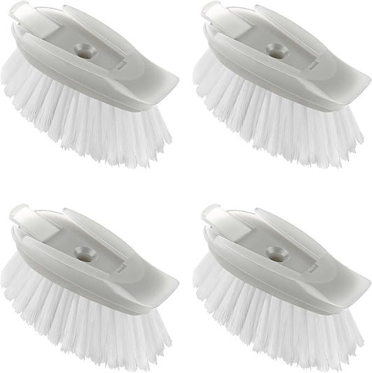 Dish Brush Refills 4 Pack, Grey Replacement BrushHeads Compatible with OXO Dish Brush & OXO DishScrubber