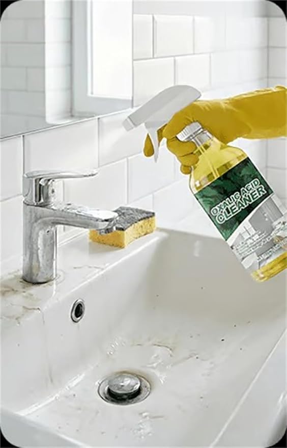 Oxalic Acid Cleaning Spray 100ml, Multi-Surface Cleaning Solution for Tiles, Glass, Bathroom, Kitchen - Household Cleaning Supplies 2026 (1pc)