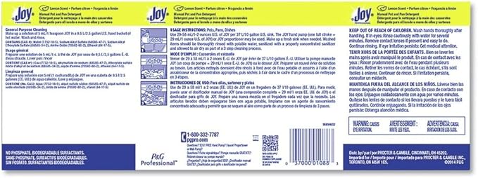 Dishwashing Liquid, Lemon Scent, One Gallon Bottle, 4/Carton