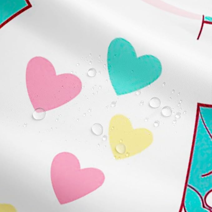 Alpaca Bath Curtain Unicorn Mermaid Waterproof Shower Curtain 72"Wx72"L,Cartoon Animal Cute Sheep Lovely Llama Shower Curtain Set for Kids Girls,Glitter Rainbow Bathtubs Decor Kawaii Ocean Creature