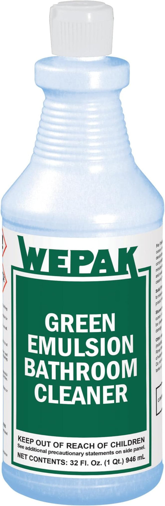 Generic GREEN EMULSION BATHROOM CLEANER, 32 Fl Oz (Pack of 1)