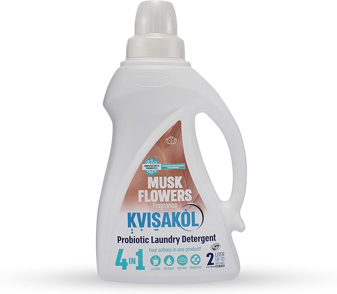 PROBIOTIC LAUNDRY DETERGENT MUSK FLOWERS FRAGRANCE