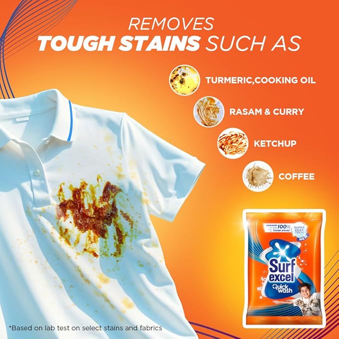 Surf Excel Quick Wash Detergent Powder 1 kg