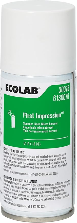 Ecolab First Impression Summer Linen Micro Aerosol Air Freshener