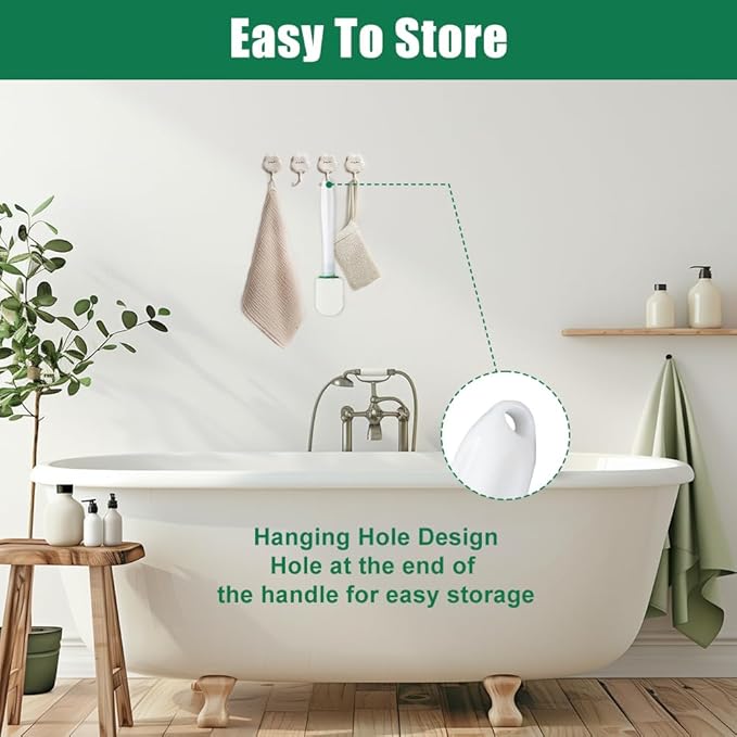 AUAUY 6 Pack Pumice Stone with Handle, Toilet Bowl Pumice Stone for Cleaning, Hard Water Toilet Ring Remover, 1 Handle + 6 Pumice Stones for Cleaning Toilets, Bathtubs, Grills, Kitchen Sink