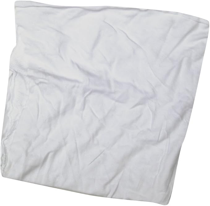 Mixed White Knit Rags, 8lb Bale
