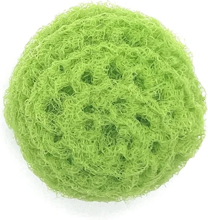 Set of 3 Nylon Net Dish Scrubbies (Lime Green)
