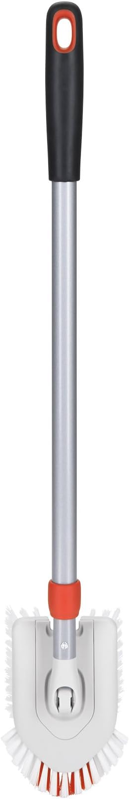 OXO 12166000 Good Grips Extendable Tub & Tile Brush & Good Grips Tub and Tile Scrubber Refill,Orange,