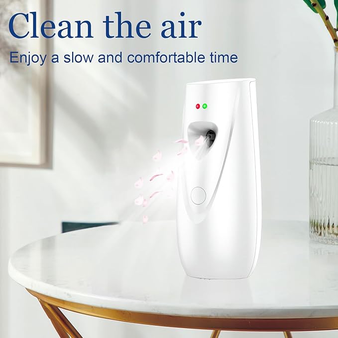Automatic Air Freshener Spray Dispenser Free Standing or Wall Mounted Automatic Aerosol Spray Dispenser for Home, Indoor, Bathrooms, Offices, Hotels and Commercial Places (W-03)