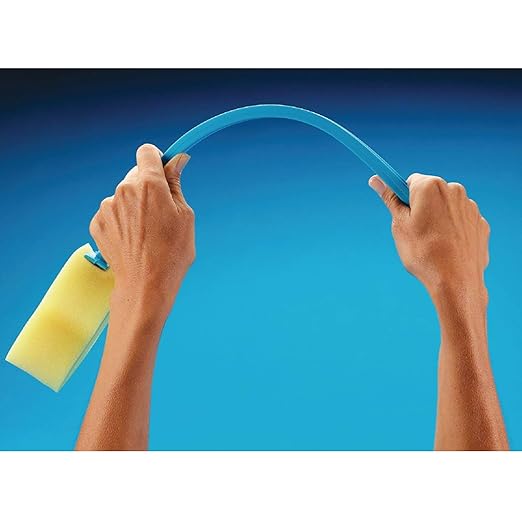 Sammons Preston Bendable Sponge, Contour Polyfoam Sponge with Long Handle for Easy Washing, Washer and Scrubber Cleaning Aid, Extended Reacher for Limited Range of Motion