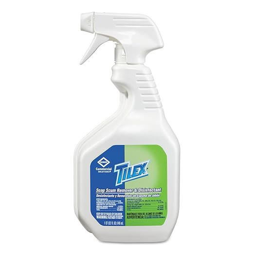 CloroxPro Tilex Disinfecting Soap Scum Remover Spray, 32 Ounces, (Package May Vary) (Pack of 9)