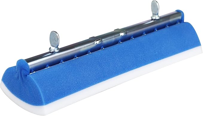 Mr. Clean Magic Eraser Roller Floor Mop Refill Head, White/Blue