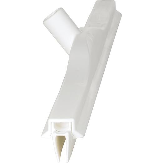 Vikan 77155 Squeegee,Ultra Hygiene,Dbl Blade,28",PP/RB,WT