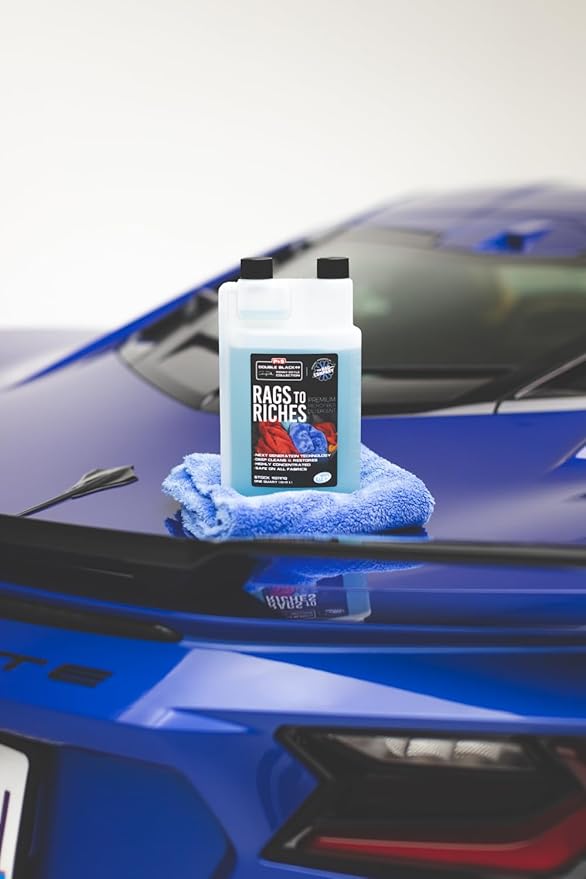 P & S PROFESSIONAL DETAIL PRODUCTS - Rags to Riches - Premium Microfiber Detergent, Deep Cleans and Restores, Safe on All Fabrics, Highly Concentrated, Next Generation Cleaning Technology (1 Quart)