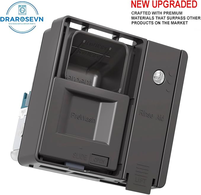 Upgraded Dishwasher Detergent Dispenser Compatible with Whirlpool WDT730HAMZ0 WDT730HAMZ1 WDT750SAHZ0 WDT920SADM2 WDT920SADM3 WDTA50SAHN0