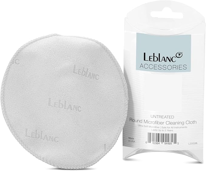 Leblanc Microfiber Cleaning Cloth Round, White (L2000R)