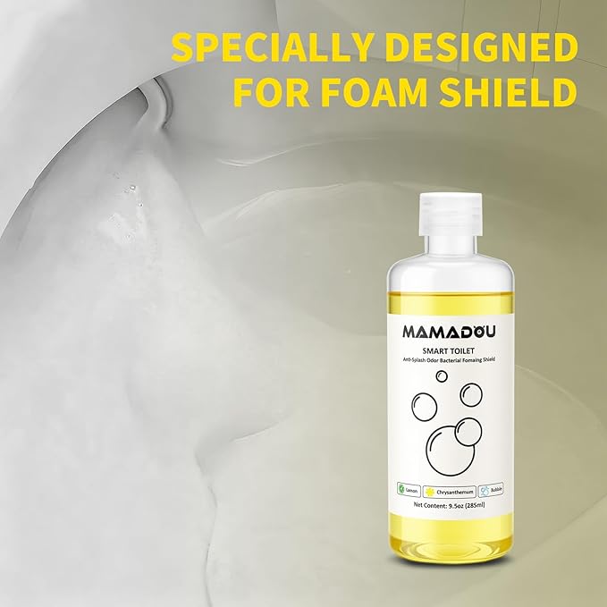 MAMADOU 285ml Smart Toilet Foaming Agent Splash Proof Special Foam Toilet Bowl Cleaner Shield Cleaning Liquid Stain-Resistant For Fresh Bathroom Chrysanthemum