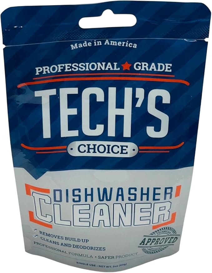 Professional Grade Tech's Choice Dishwasher Cleaner, Made in USA, DWCLN
